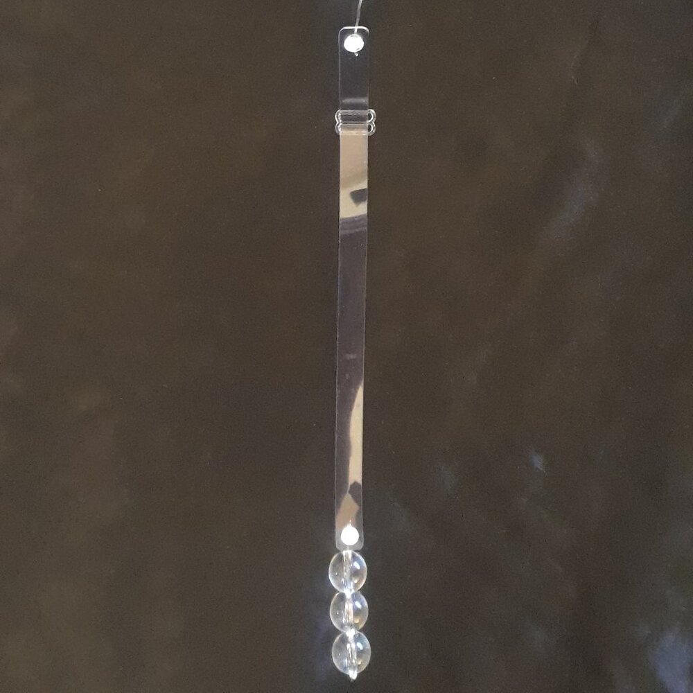 4 Shower Curtain Restrainers (CLEAR) Keeps The Shower Curtain/Liner Off of You! - Picture 2 of 4